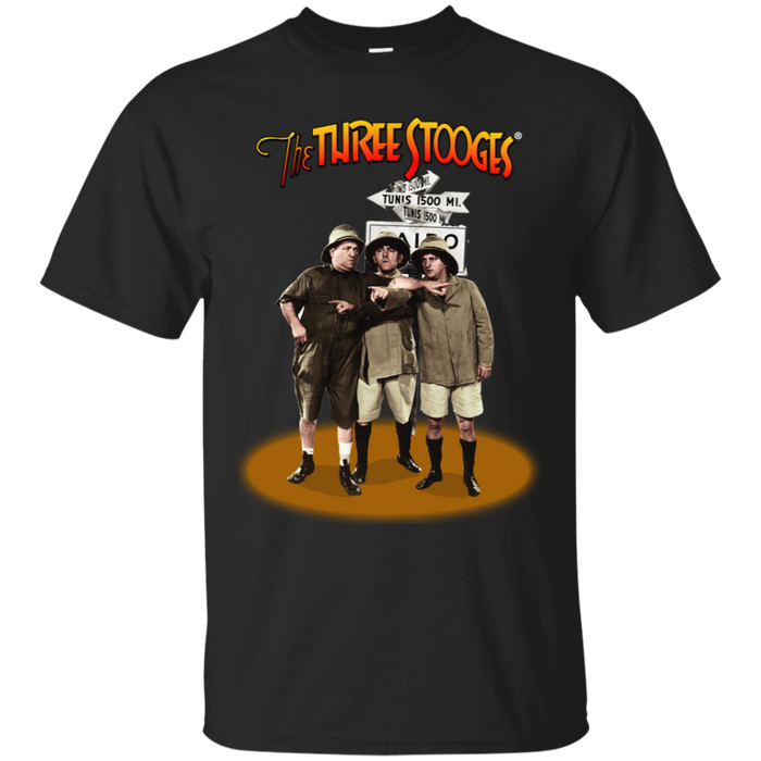 Three Stooges Safari Pointing T-Shirt