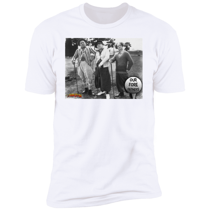 Three Stooges Golf - Fore Fathers Premium T-Shirt