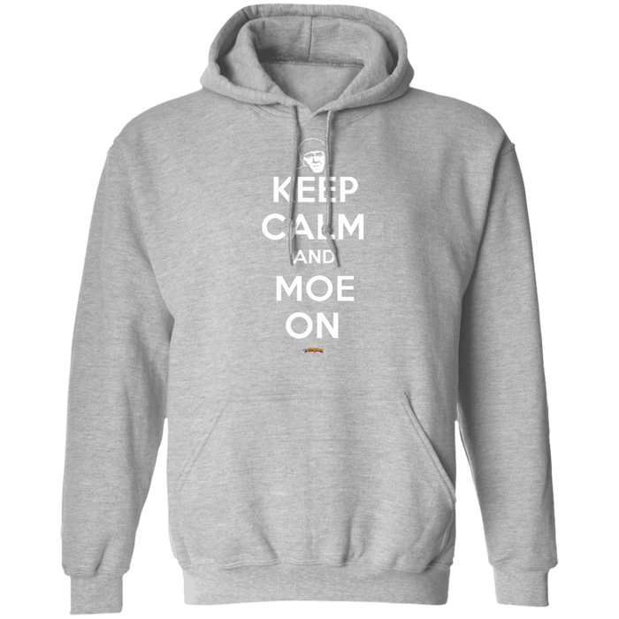 Three Stooges Keep Calm And Moe On Pullover Hoodie Sweatshirt