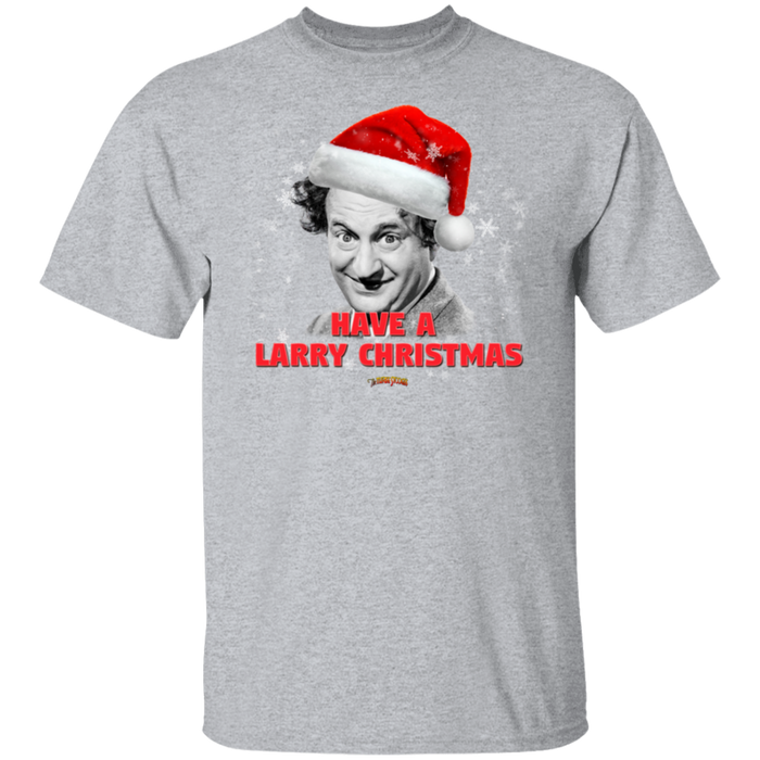 Three Stooges Have A Larry Christmas T-Shirt