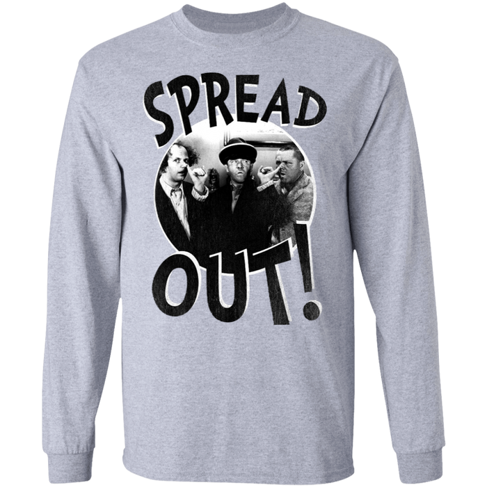 Three Stooges Spread Out Long Sleeve T-Shirt