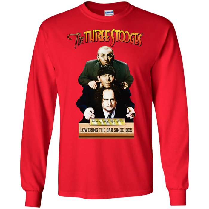 Three Stooges Dewey, Cheatem, & Howe Long Sleeve T-Shirt