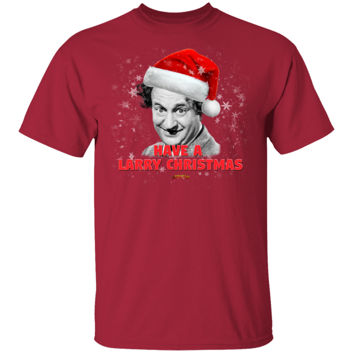 Three Stooges Have A Larry Christmas T-Shirt