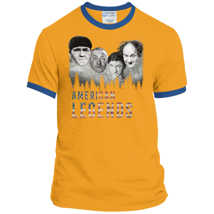 Three Stooges American Legends Ringer Tee