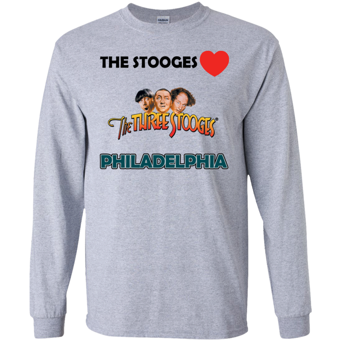 Three Stooges Love Philadelphia Long Sleeve Shirt
