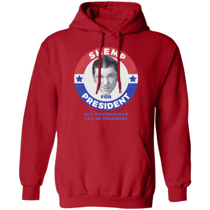 Three Stooges Shemp For President Pullover Hoodie