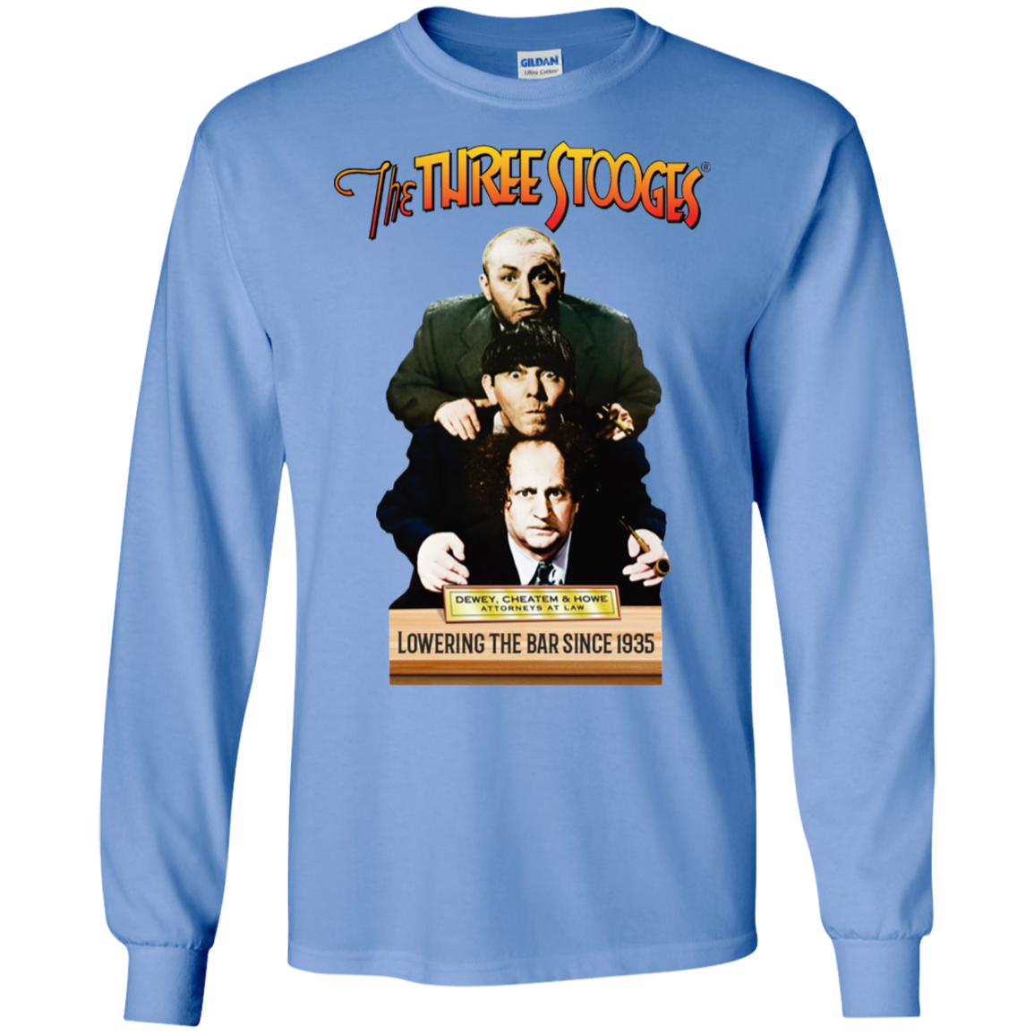 Three Stooges Dewey, Cheatem, & Howe Long Sleeve T-Shirt — The Three ...