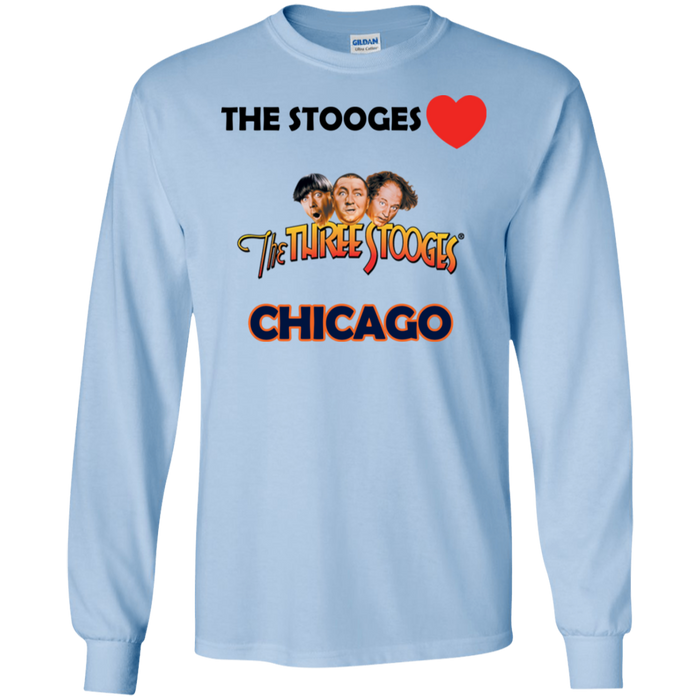 Three Stooges Love Chicago Long Sleeve Shirt
