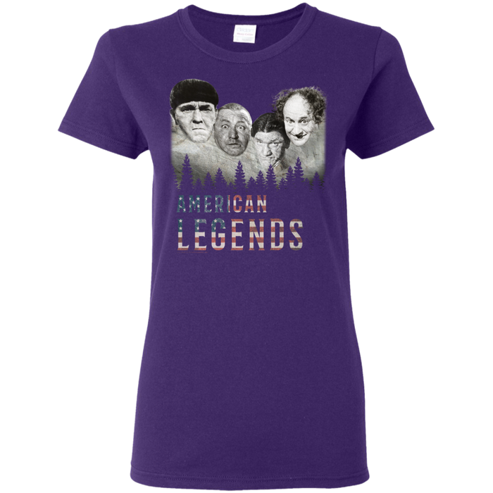 Three Stooges American Legends Ladies' T-Shirt