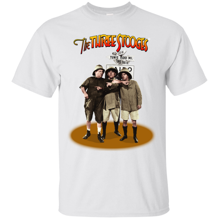 Three Stooges Safari Pointing T-Shirt