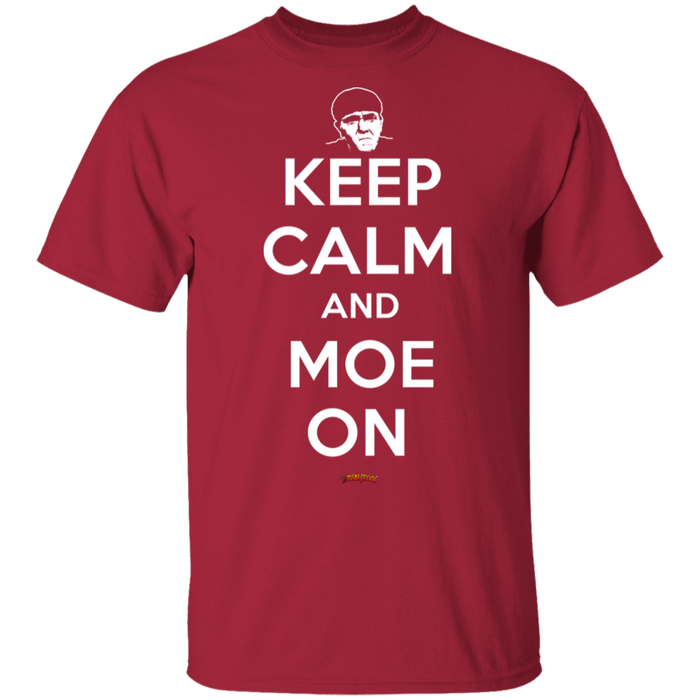 Three Stooges Keep Calm And Moe On T-Shirt