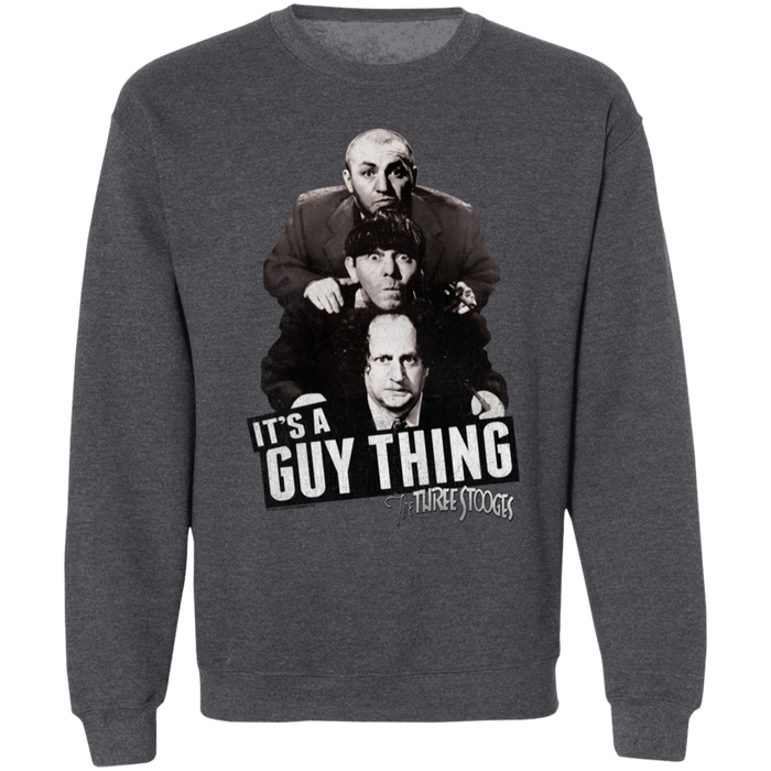 Three Stooges It's A Guy Thing Crewneck Pullover Sweatshirt