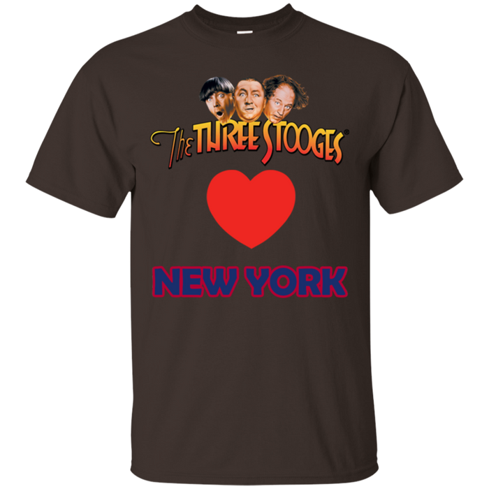 Three Stooges Love New York Heart T-Shirt