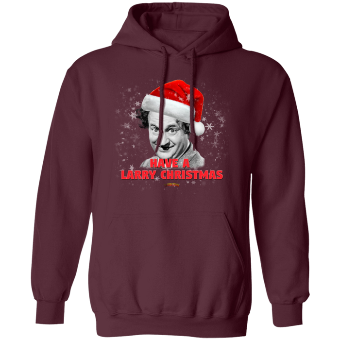 Three Stooges Have A Larry Christmas Pullover Hoodie