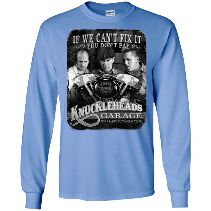 Three Stooges Knuckleheads Garage Long Sleeve T-Shirt