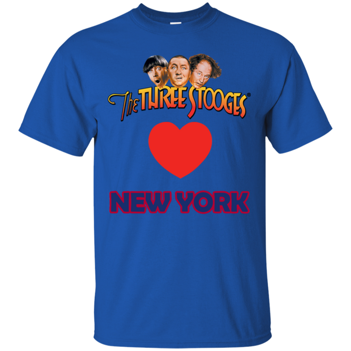 Three Stooges Love New York Heart T-Shirt