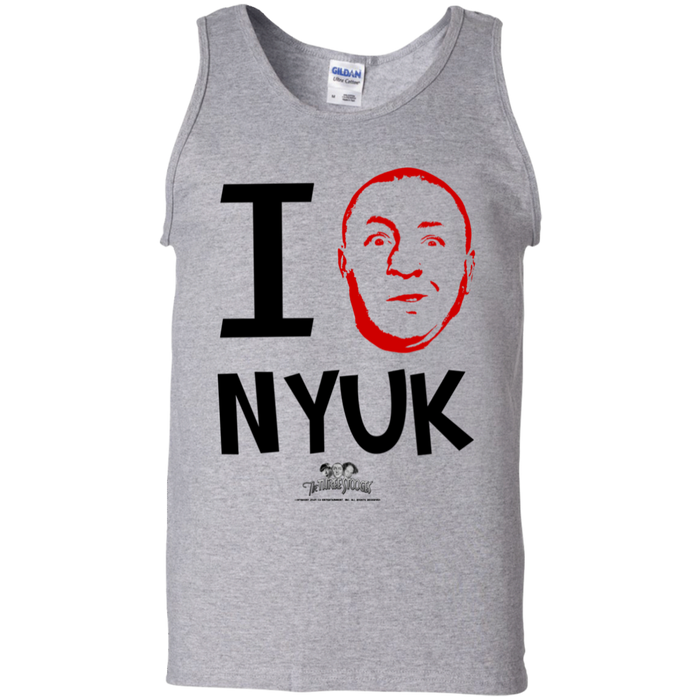 Three Stooges Curly I Love NYUK 100% Cotton Tank Top