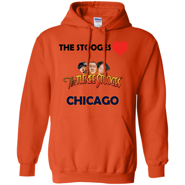 Three Stooges Love Chicago Pullover Hoodie