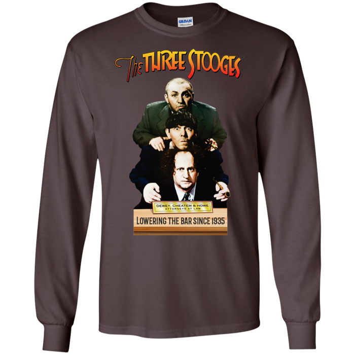 Three Stooges Dewey, Cheatem, & Howe Long Sleeve T-Shirt