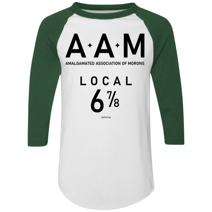 Three Stooges AAM Raglan 3/4 Sleeve T-Shirt