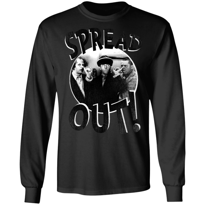 Three Stooges Spread Out Long Sleeve T-Shirt