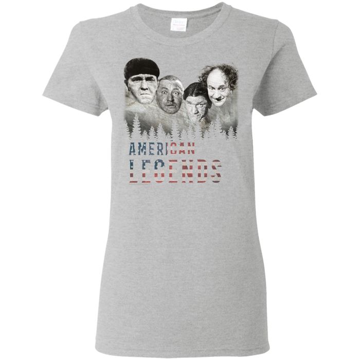 Three Stooges American Legends Ladies' T-Shirt