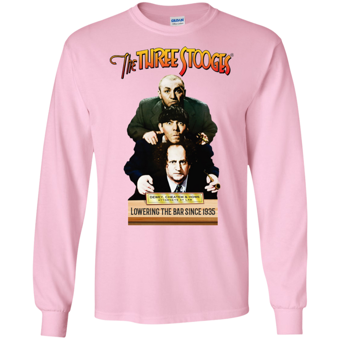 Three Stooges Dewey, Cheatem, & Howe Long Sleeve T-Shirt