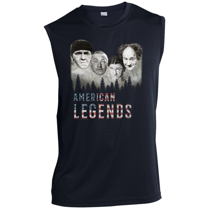 Three Stooges American Legends Sleeveless Performance Tee