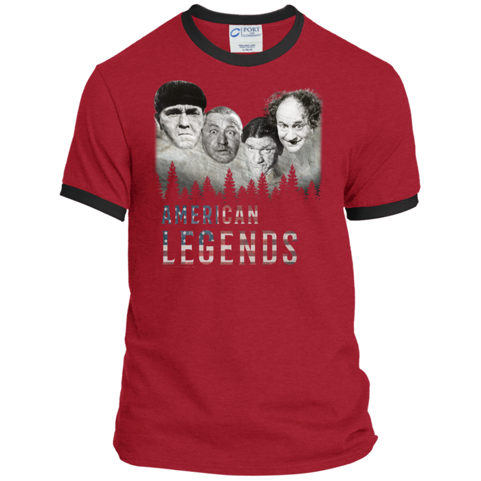 Three Stooges American Legends Ringer Tee