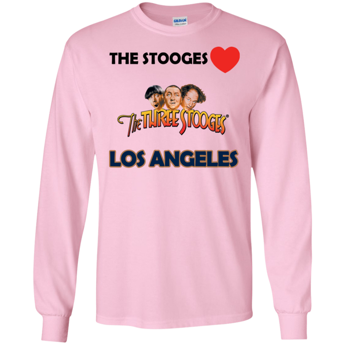 Three Stooges Love Los Angeles Long Sleeve Shirt