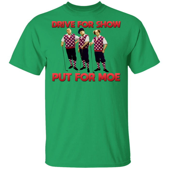Three Stooges Putt For Moe Golf T-Shirt