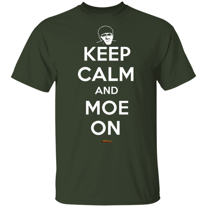 Three Stooges Keep Calm And Moe On T-Shirt