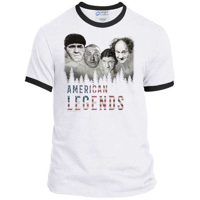 Three Stooges American Legends Ringer Tee