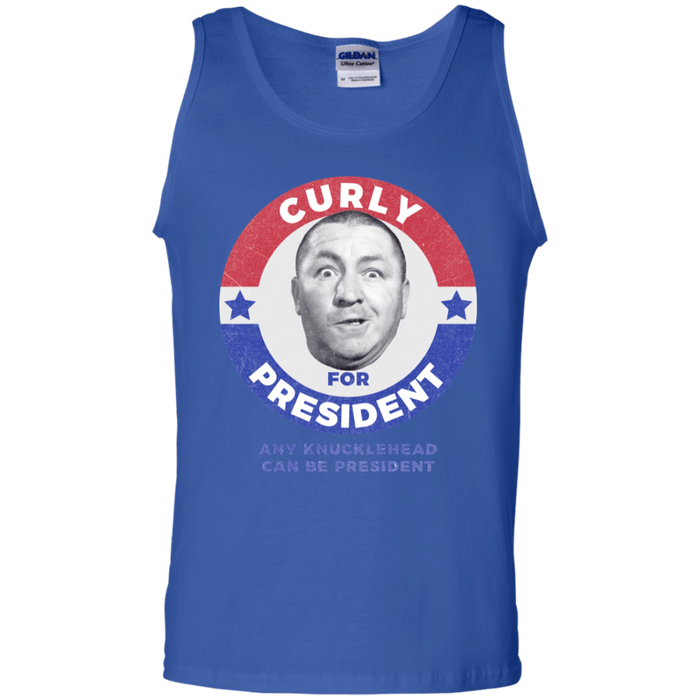 Three Stooges Curly For President Tank Top