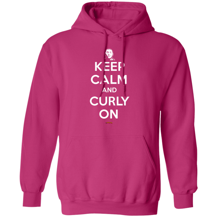 Three Stooges Keep Calm And Curly On Pullover Hoodie Sweatshirt