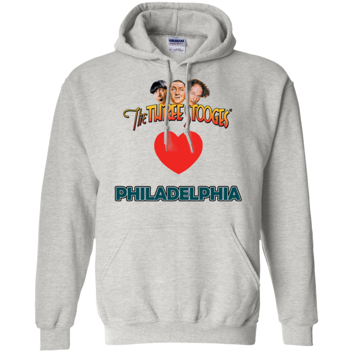 Three Stooges Love Philadelphia Heart Hoodie