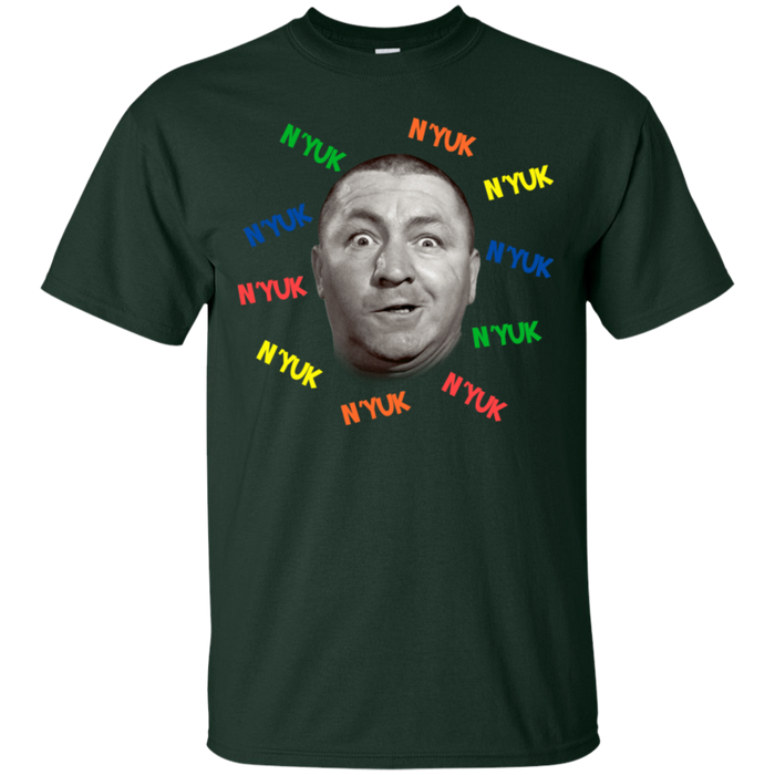 Three Stooges Curly Retro Nyuk T-Shirt