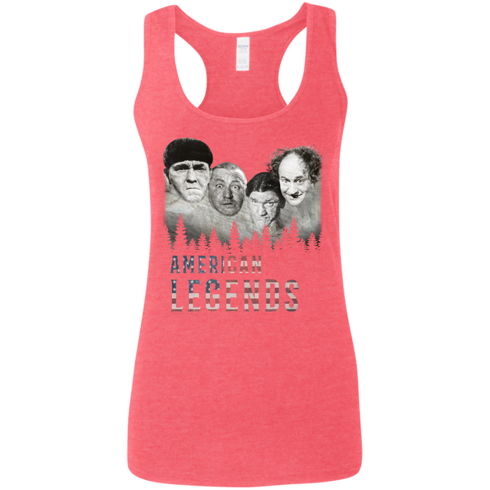 Three Stooges American Legends Ladies' Softstyle Racerback Tank Top