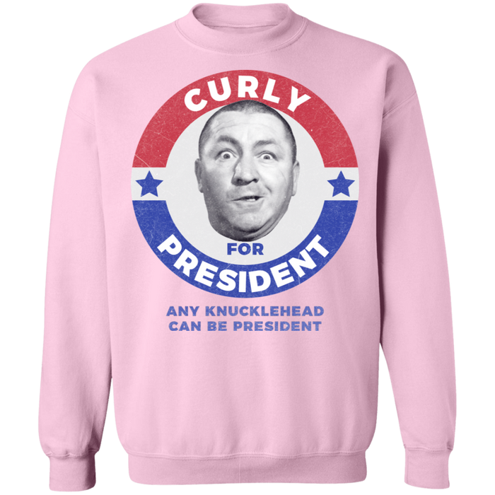 Three Stooges Curly For President Sweatshirt