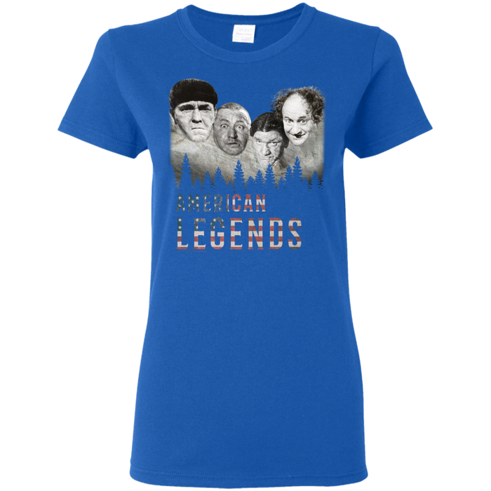 Three Stooges American Legends Ladies' T-Shirt