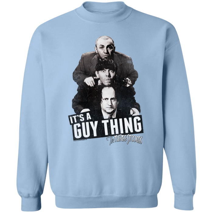 Three Stooges It's A Guy Thing Crewneck Pullover Sweatshirt