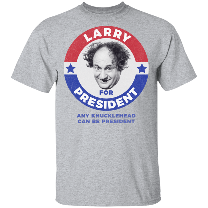 Three Stooges Larry For President T-Shirt