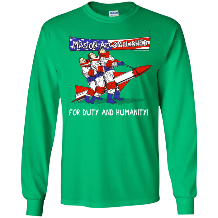 Three Stooges Mission Accomplished Long Sleeve T-Shirt