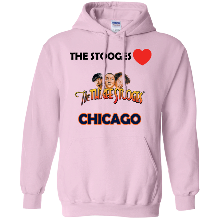 Three Stooges Love Chicago Pullover Hoodie