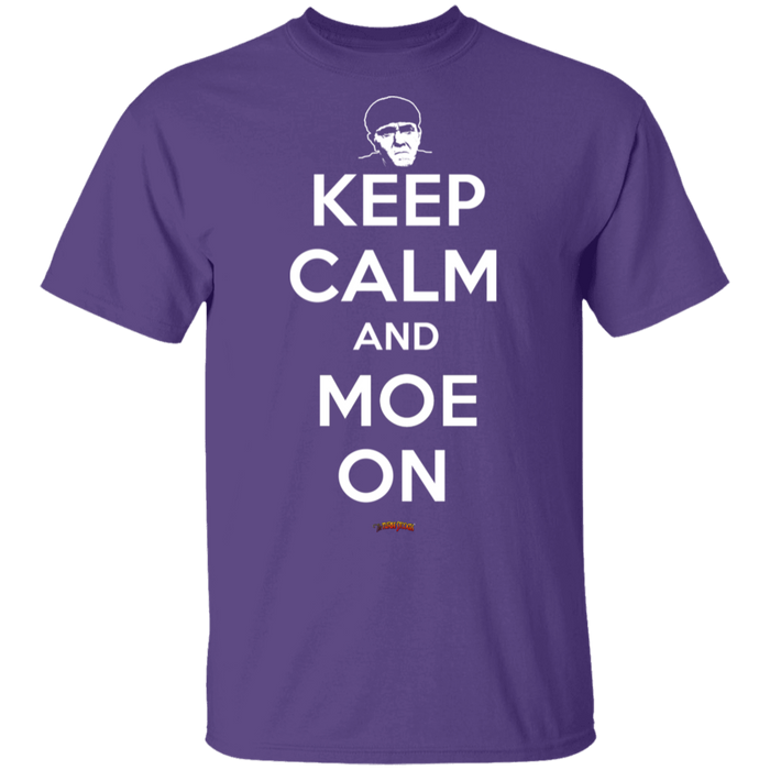 Three Stooges Keep Calm And Moe On T-Shirt