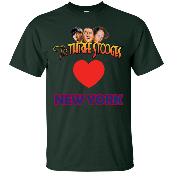 Three Stooges Love New York Heart T-Shirt