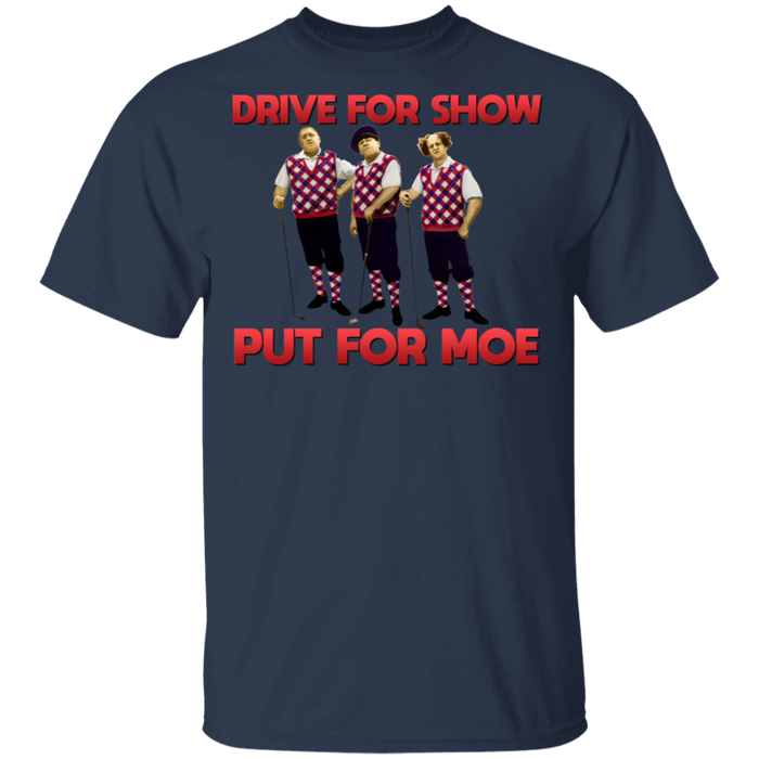 Three Stooges Putt For Moe Golf T-Shirt