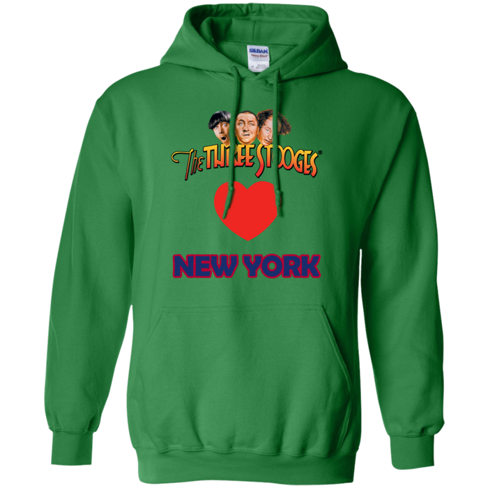 Three Stooges Love New York Heart Hoodie