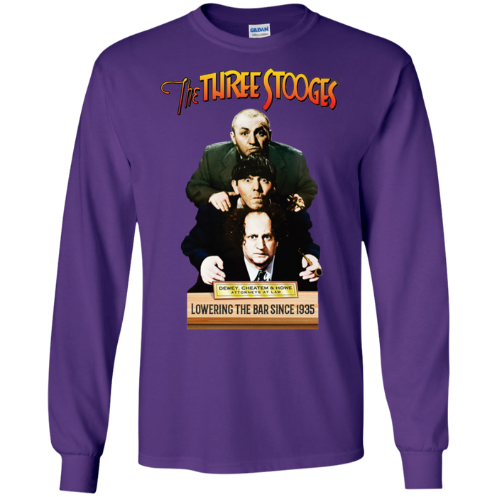 Three Stooges Dewey, Cheatem, & Howe Long Sleeve T-Shirt