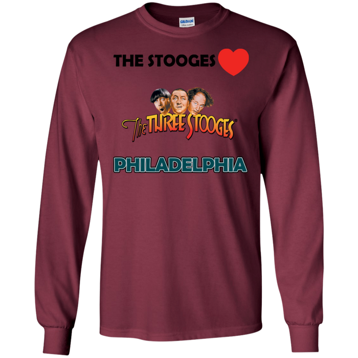 Three Stooges Love Philadelphia Long Sleeve Shirt